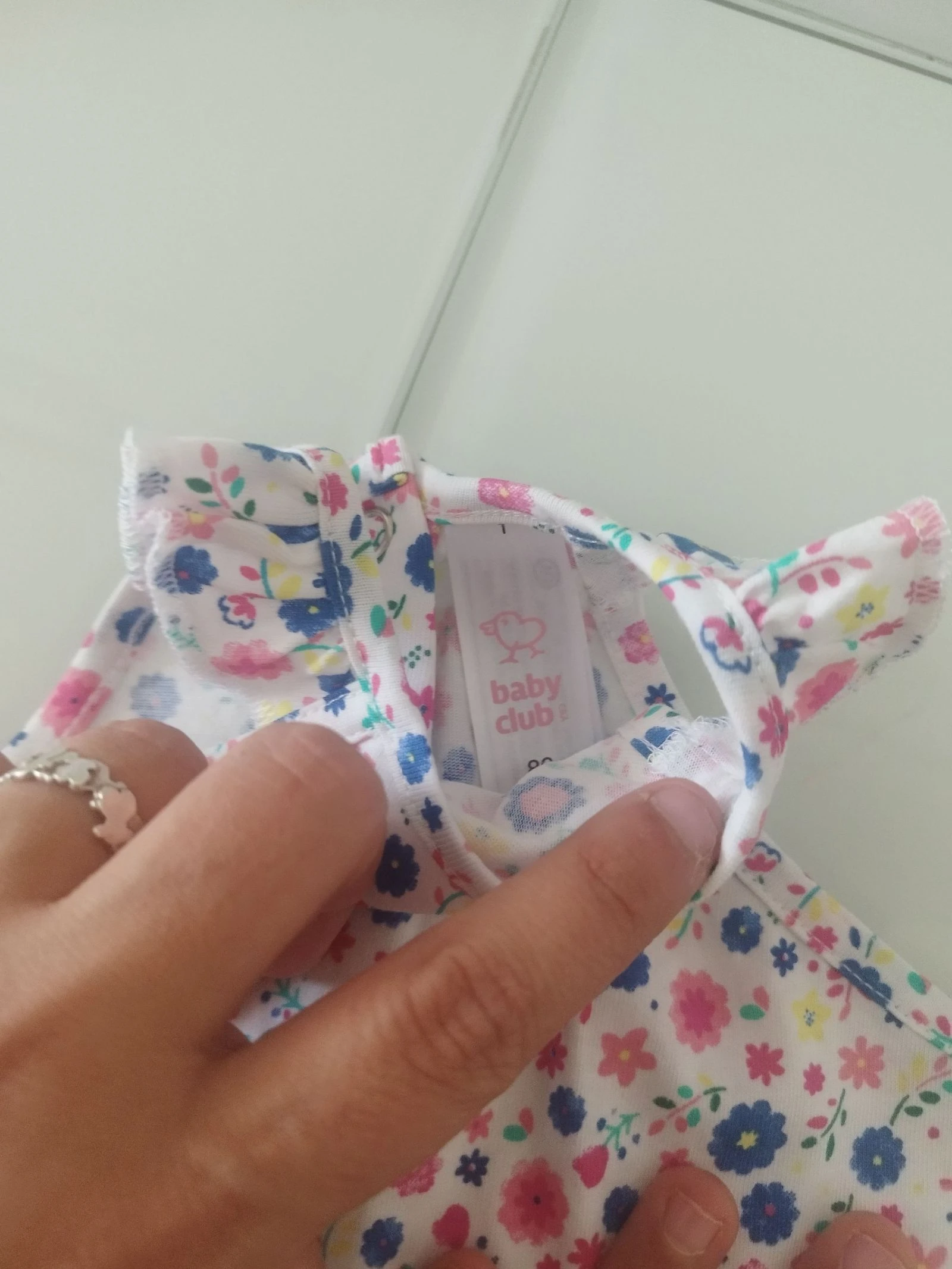 Sleeveless flower shirt 12-18 months – photo 2